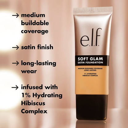 ELF SOFT GLAM SATIN FOUNDATION - 30ml