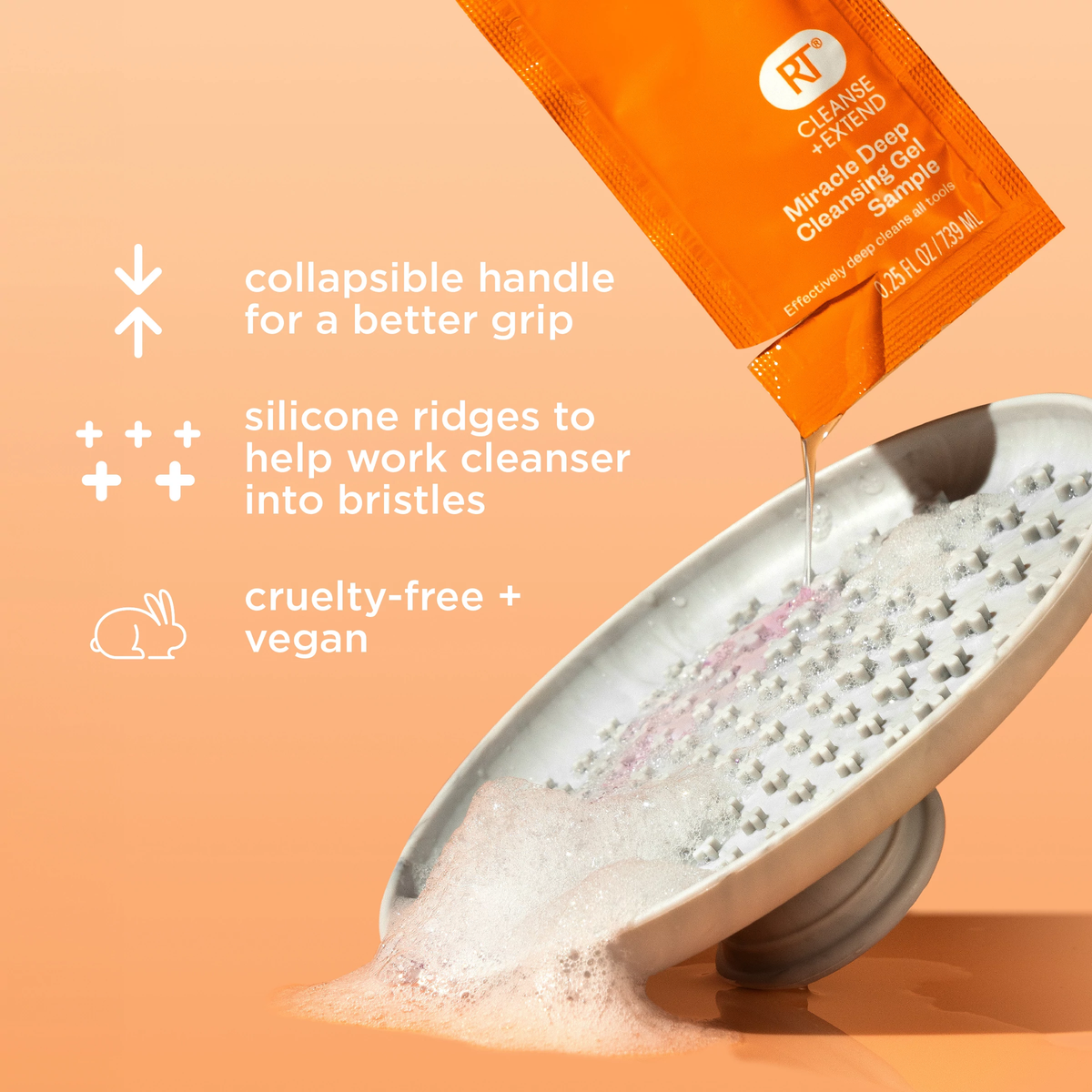 REAL MIRACLE BRUSH CLEANSING PALETTE
