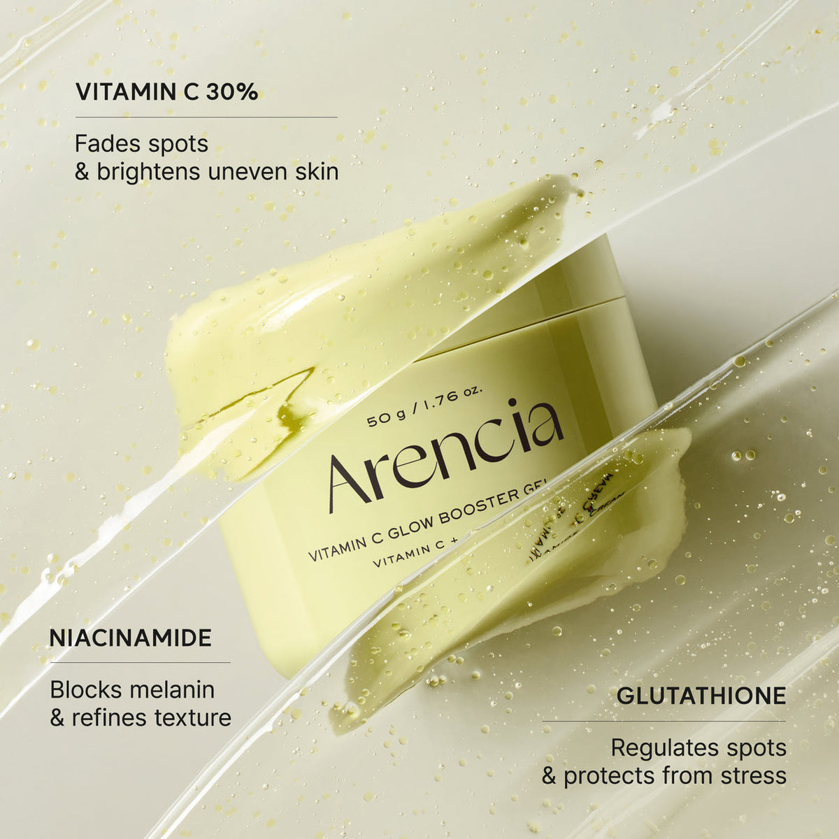 ARENCIA VITAMIN C GLOW BOOSTER GEL CREAM - 52ml