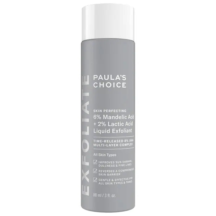 PAULA’S CHOICE SKIN PERFECTING 6% MANDELIC ACID + 2% LACTIC ACID EXFOLIANT
