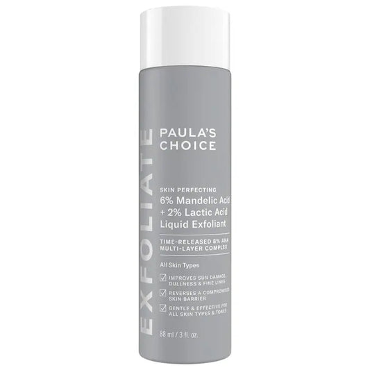 PAULA’S CHOICE SKIN PERFECTING 6% MANDELIC ACID + 2% LACTIC ACID EXFOLIANT