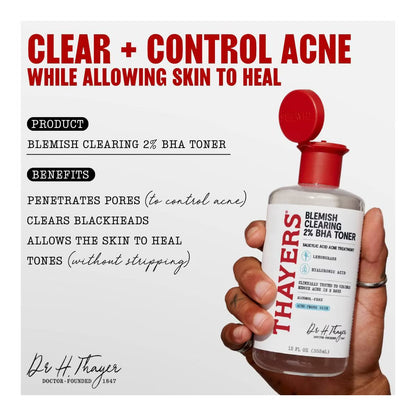 THAYERS BLEMISH CLEARING 2% SALICYLIC ACID TONER - 355ml