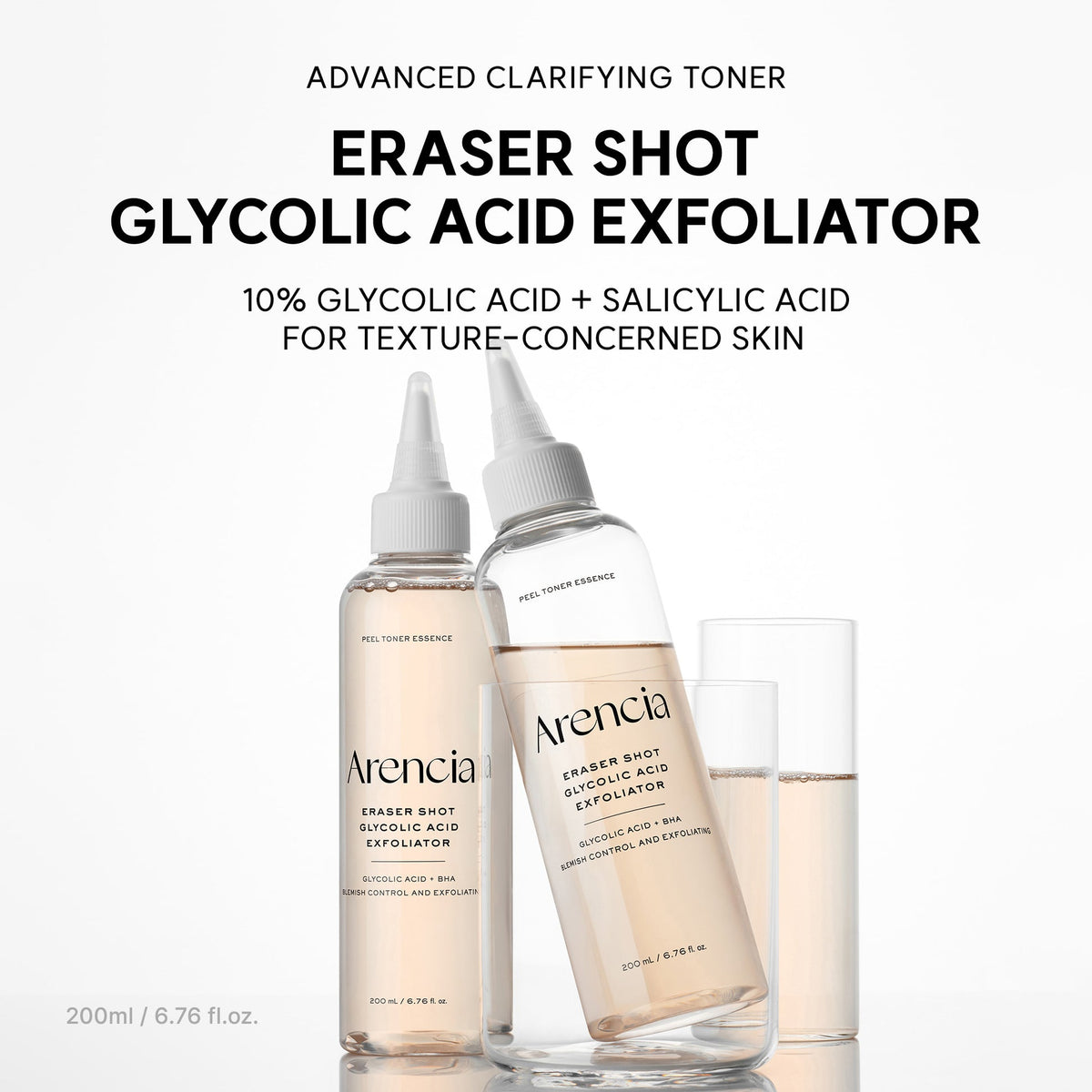 ARENCIA ERASER SHOT GLYCOLIC ACID EXFOLIATOR - 200ml
