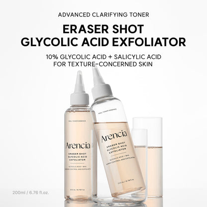 ARENCIA ERASER SHOT GLYCOLIC ACID EXFOLIATOR - 200ml