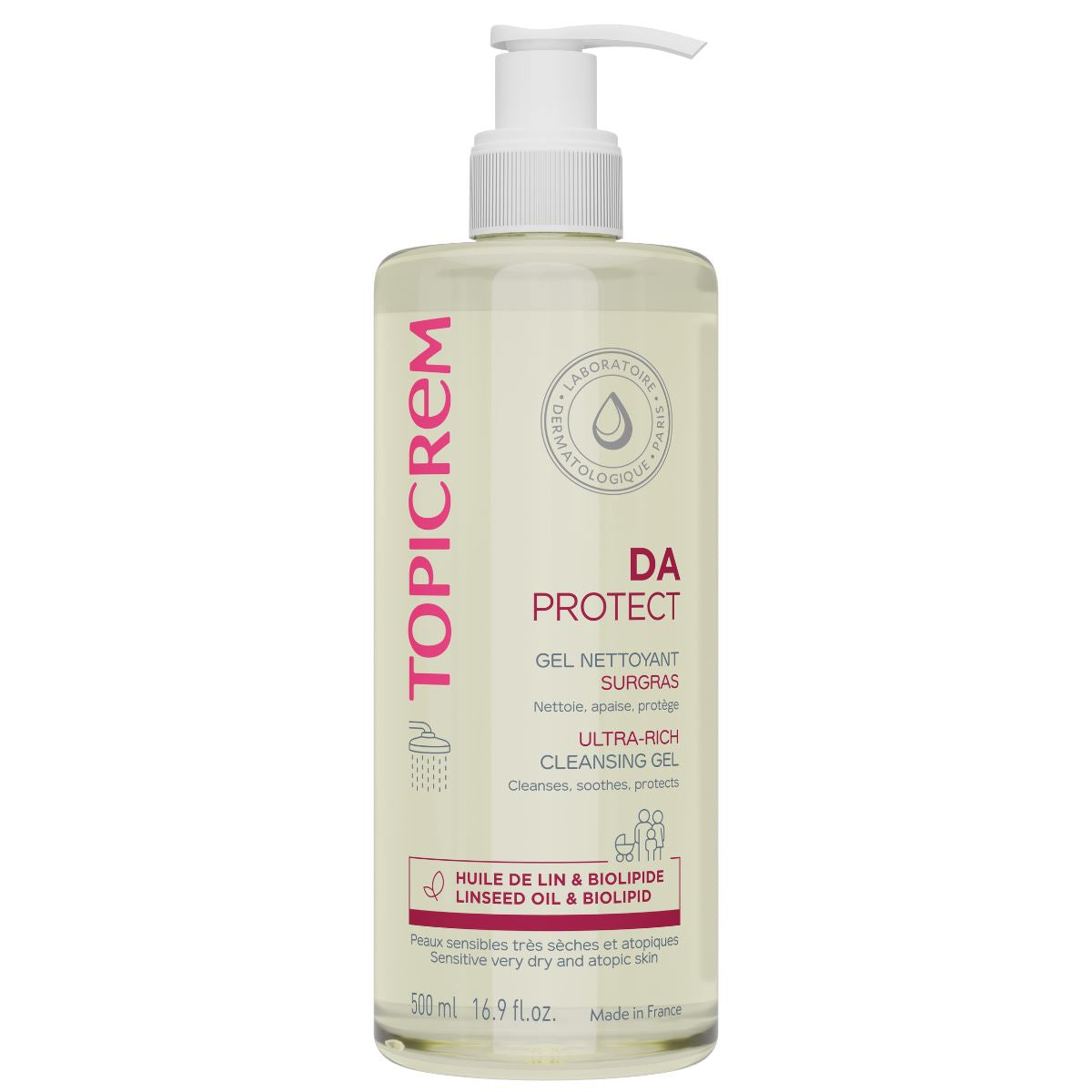 TOPICREM DA PROTECT ULTRA-RICH CLEANSING GEL - 500ml