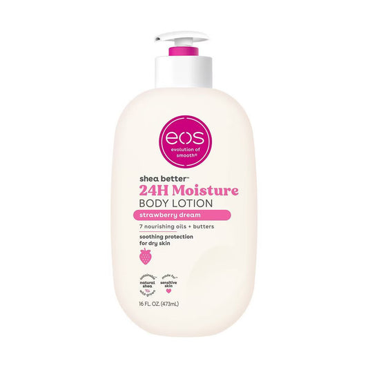 EOS SHEA BETTER 24H MOISTURE BODY LOTION STRAWBERRY DREAM - 16oz