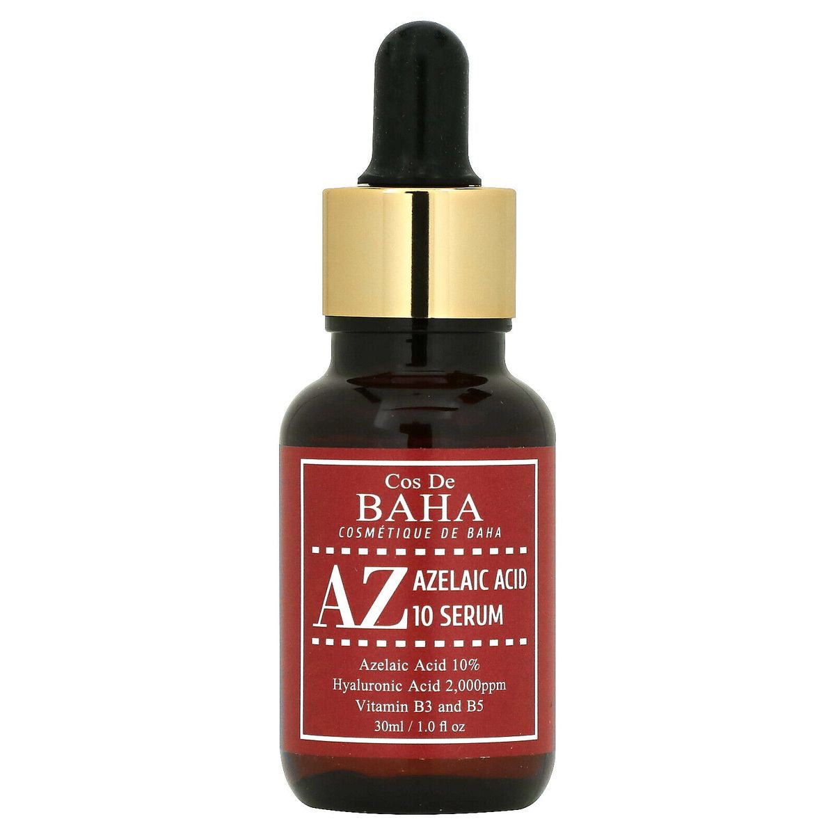 COS DE BAHA (AZ) AZELAIC  ACID 10% & NIACINAMIDE SERUM - 60ml