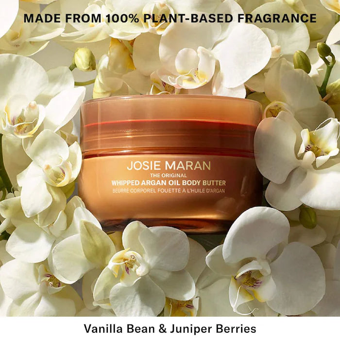 JOSIE MARAN VANILLA VIBEZZZ WHIPPED ARGAN OIL REFILLABLE BODY BUTTER