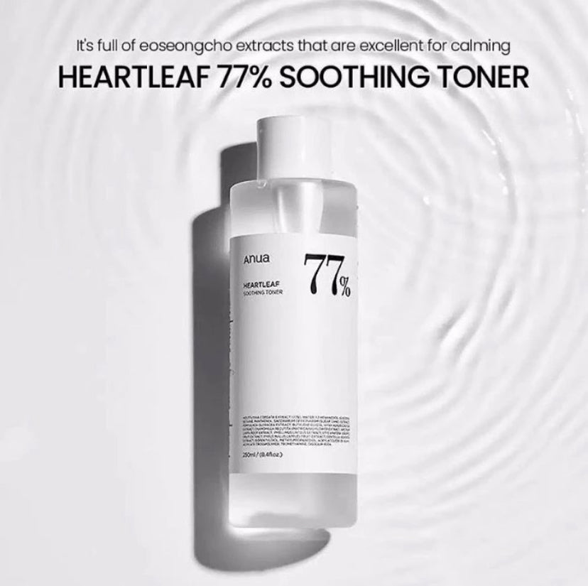 ANUA HEARTLEAF 77% SOOTHING TONER - 250ml