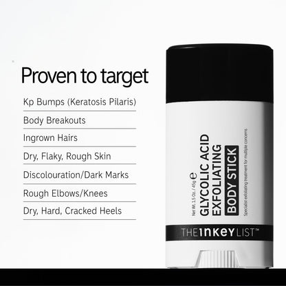 THE INKEY LIST GLYCOLIC ACID EXFOLIATING BODY STICK - 45g