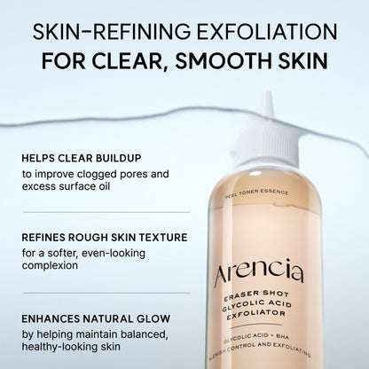 ARENCIA ERASER SHOT GLYCOLIC ACID EXFOLIATOR - 200ml