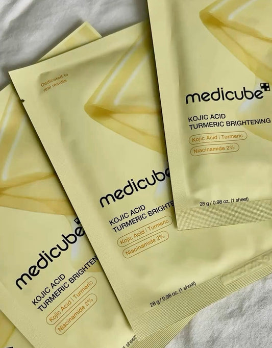 MEDICUBE KOJIC ACID TURMERIC BRIGHTENING GEL MASK