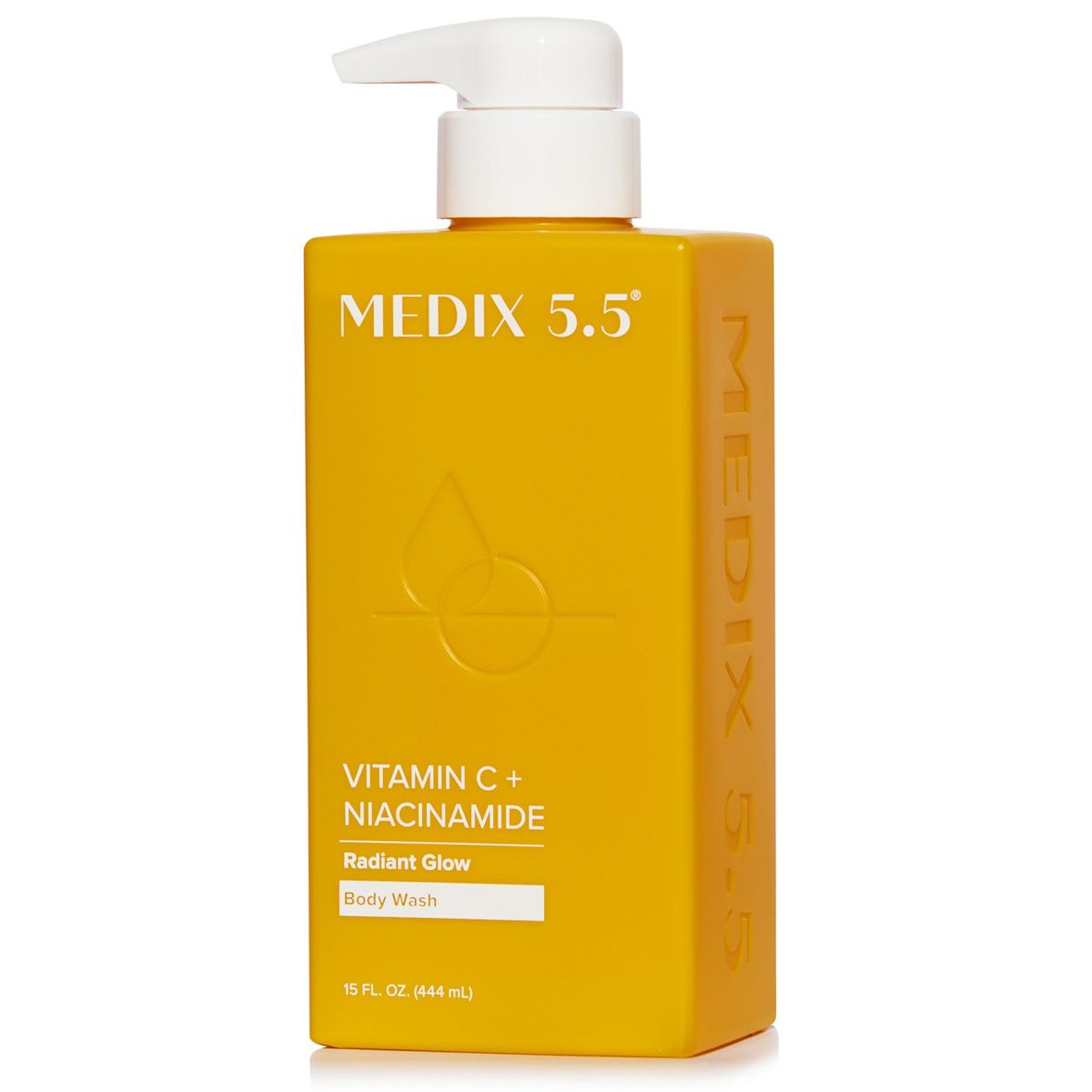 MEDIX 5.5 RADIANT GLOW VITAMIN C + NIACINAMIDE BODY WASH - 444ml
