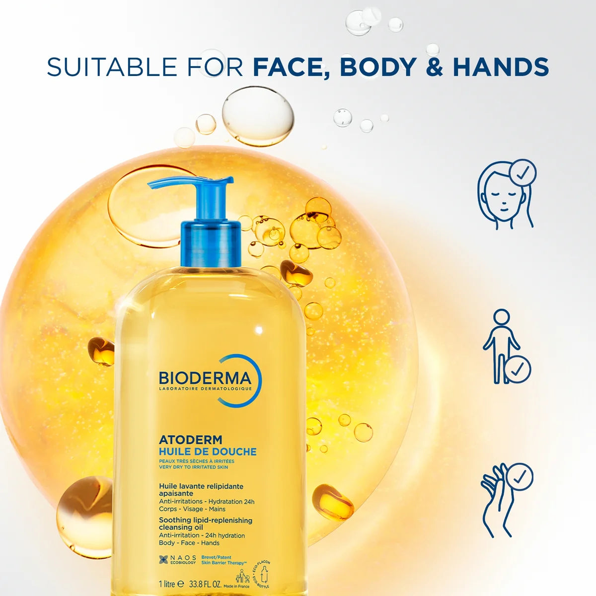 BIODERMA ATODERM SHOWER OIL 1L