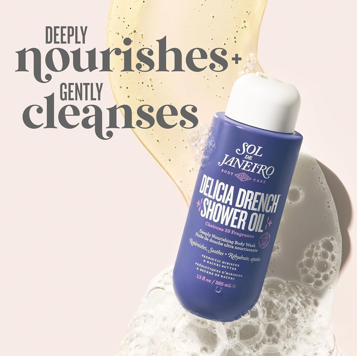 SOL DE JANEIRO DELICIA DRENCH SHOWER OIL - 385ml