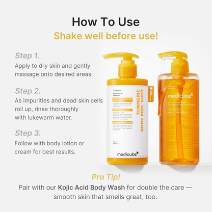 KOJIC ACID TURMERIC BODY PEEL SHOT - 280ml