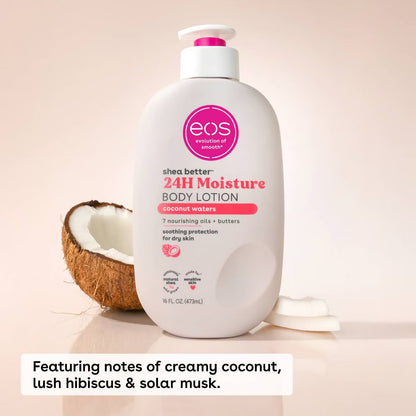 EOS SHEA BETTER 24H MOISTURE BODY LOTION COCONUT WATERS - 16oz