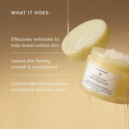 NATURIUM THE GLOW GETTER BODY SCRUB - 8oz