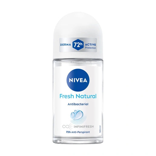 NIVEA FRESH NATURAL ANTI-PERSPIRANT 72H ROLL ON FOR WOMEN - 50ml