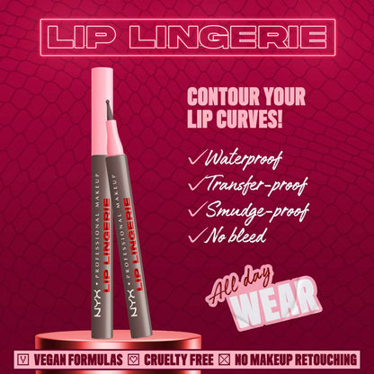 NYX PROFESSIONAL LIP LINGERIE LIP LINER STAIN WILD SIDE