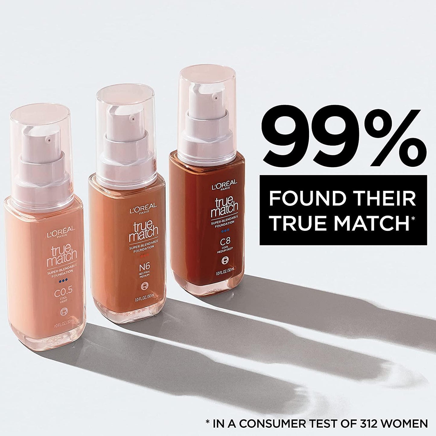 L’ORÉAL TRUE MATCH SUPER BENDABLE FOUNDATION- 30ml