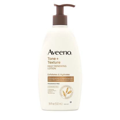 AVEENO TONE + TEXTURE DAILY RENEWING BODY LOTION FRAGRANCE-FREE - 540ml