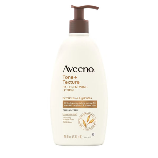 AVEENO TONE + TEXTURE DAILY RENEWING BODY LOTION FRAGRANCE-FREE - 540ml