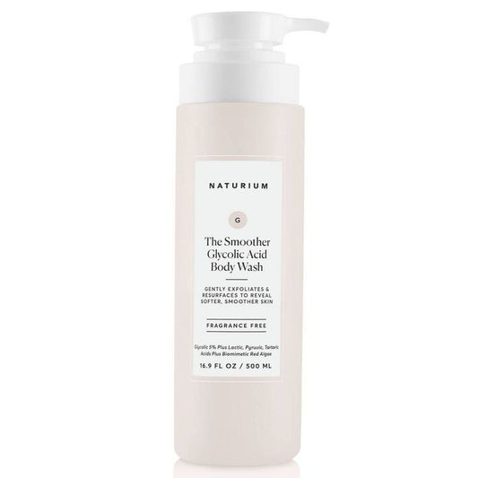 NATURIUM THE SMOOTHER GLYCOLIC ACID EXFOLIATING BODY WASH - 500ml