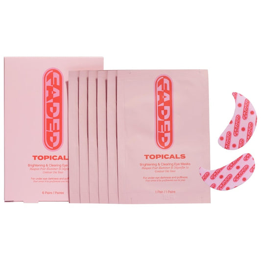 TOPICALS FADED UNDER EYE MASK - 6 sets