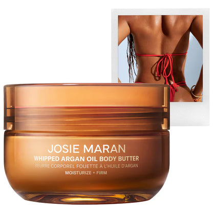 JOSIE MARAN GOLDEN HOUR WHIPPED ARGAN OIL REFILLABLE BODY BUTTER