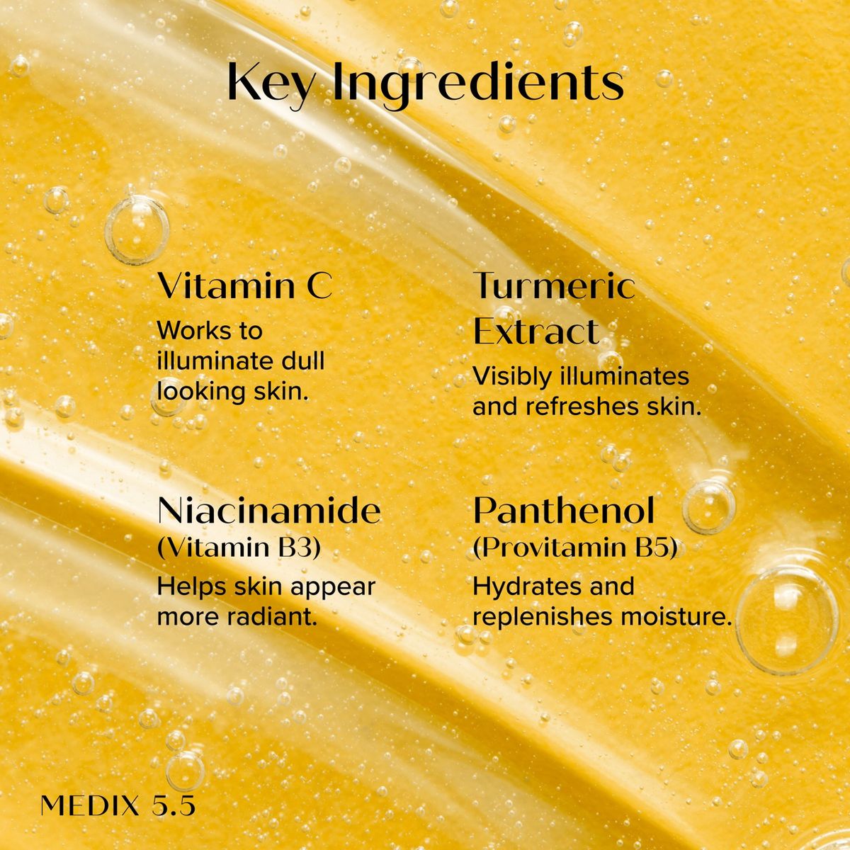 MEDIX 5.5 RADIANT GLOW VITAMIN C + NIACINAMIDE BODY WASH - 444ml