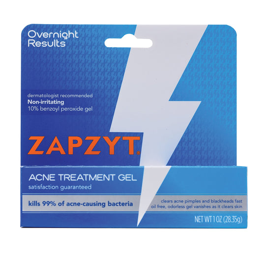ZAPZYT ACNE GEL 10% BENZOYL PEROXIDE ACNE SPOT TREATMENT - 30ml