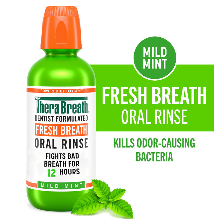 THERABREATH FRESH BREATH MILD MINT MOUTHWASH