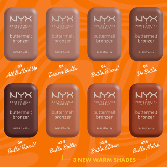 NYX BUTTERMELT BRONZER - 5g
