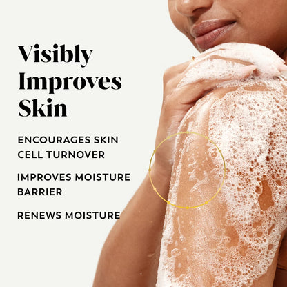 OLAY EXFOLIATING BODY WASH WITH AHA - 20oz