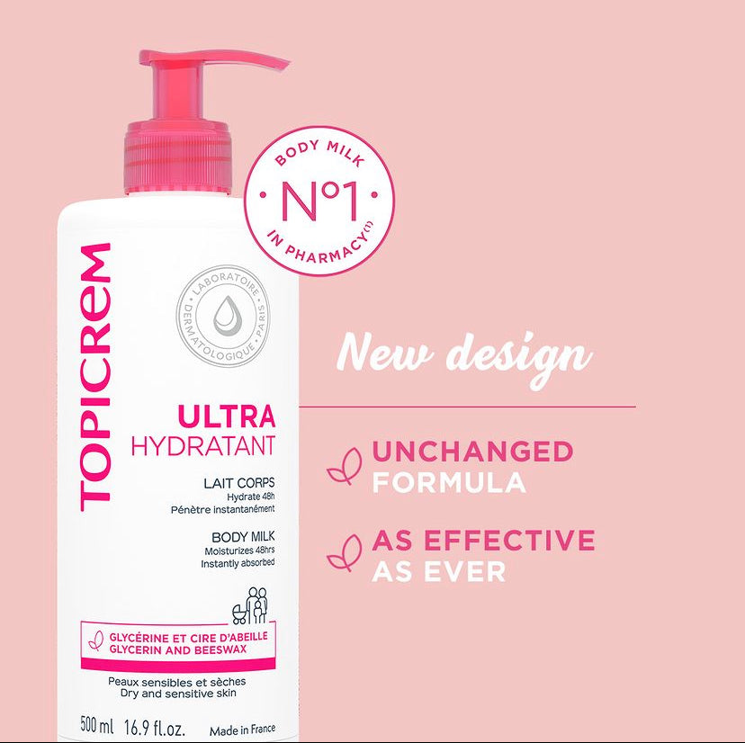 TOPICREM ULTRA MOISTURIZING BODY MILK - 500ml