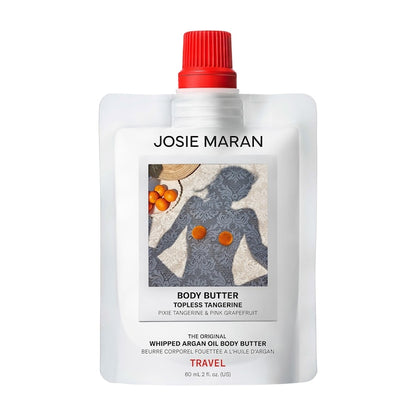 JOSIE MARAN VANILLA VIBEZZZ WHIPPED ARGAN OIL REFILLABLE BODY BUTTER