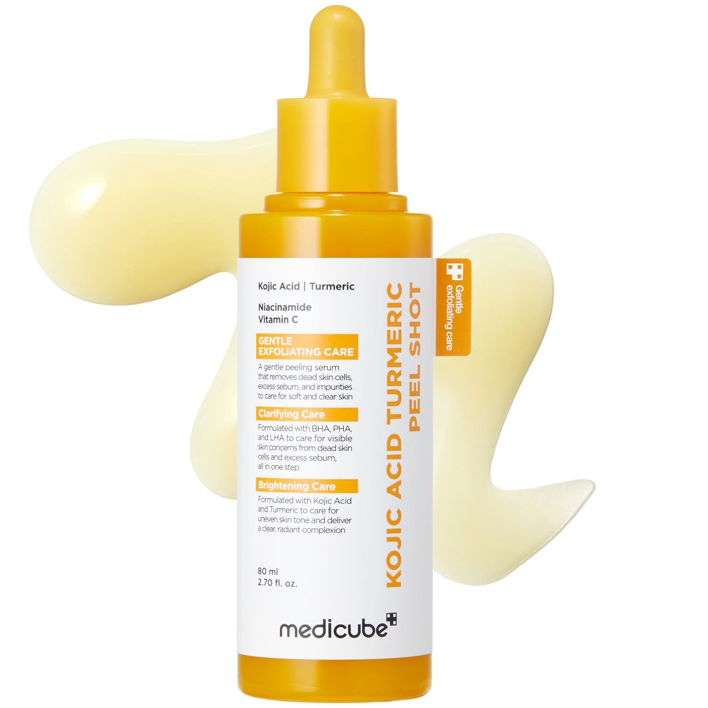 MEDICUBE KOJIC ACID TURMERIC PEEL SHOT - 80ml