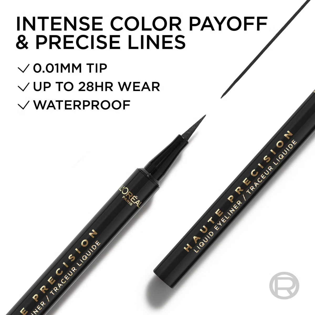 L’ORÉAL PARIS HAUTE PRECISION WATERPROOF FELT TIP LIQUID EYELINER - 9ml
