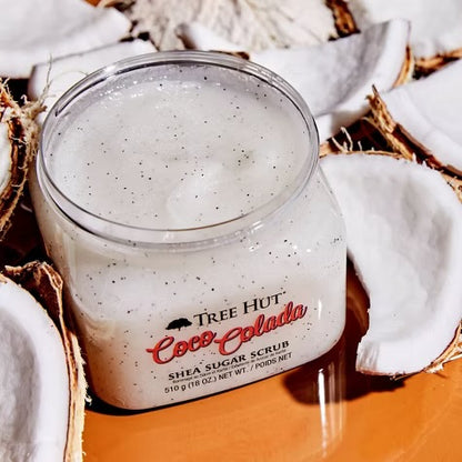 TREE HUT COCO COLADA SHEA BUTTER COCONUT SCRUB - 18oz