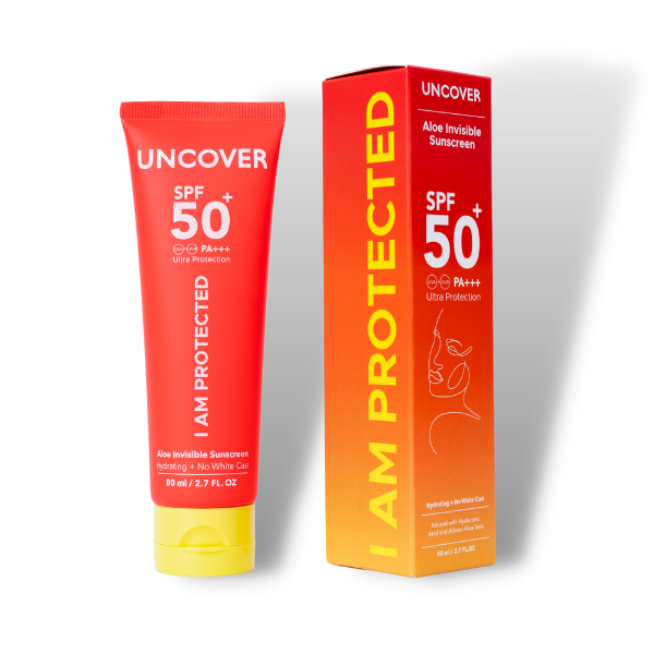 UNCOVER ALOE INVISIBLE SUNSCREEN SPF50+ PA+++