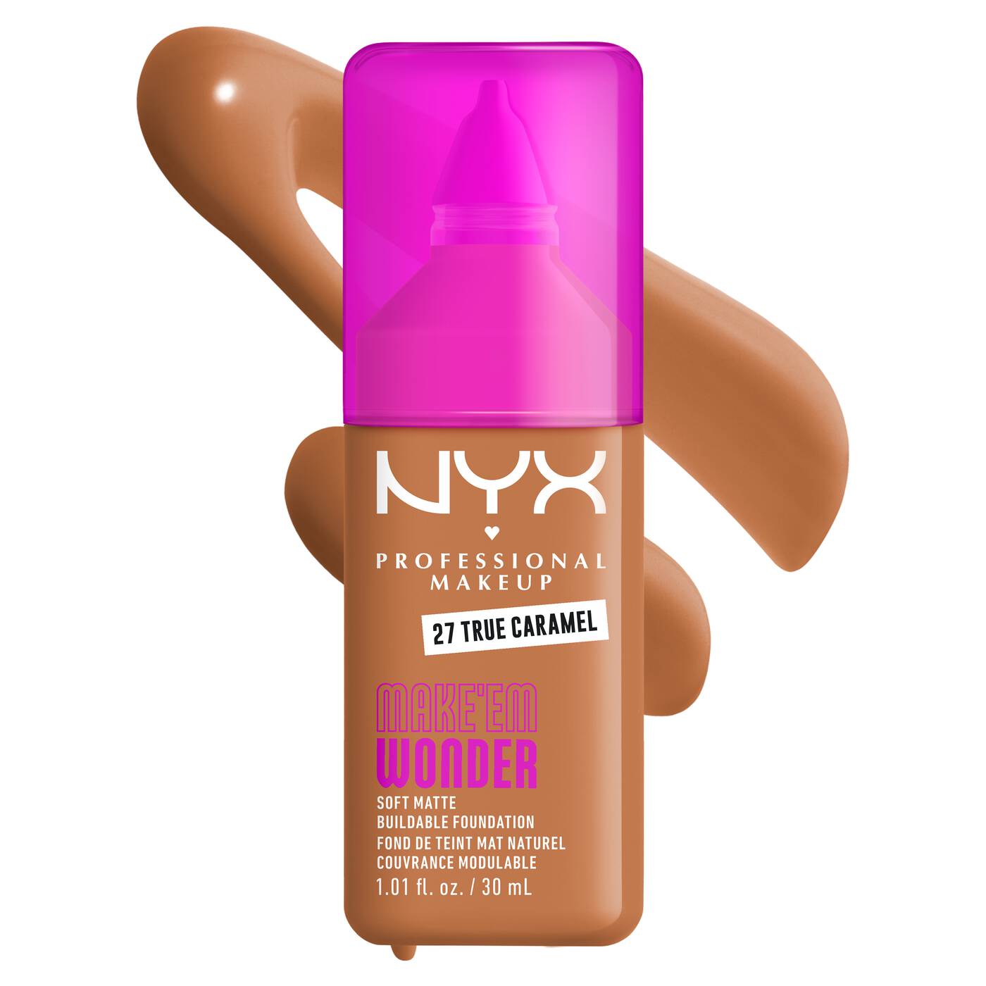 NYX MAKE ‘EM WONDER™ SOFT MATTE BUILDABLE FOUNDATION - 30ml