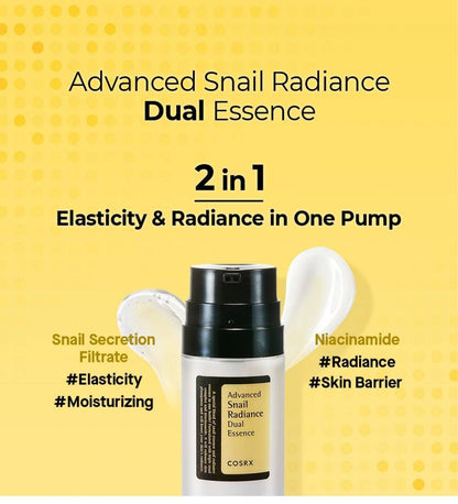 COSRX ADVANCED SNAIL RADIANCE DUAL ESSENCE