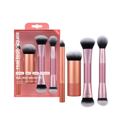 REAL TECHNIQUES FULL BEAT BRUSH SET - 4pcs