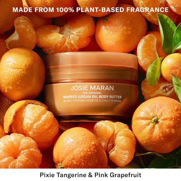 JOSIE MARAN TOPLESS TANGERINE WHIPPED ARGAN OIL REFILLABLE BODY BUTTER