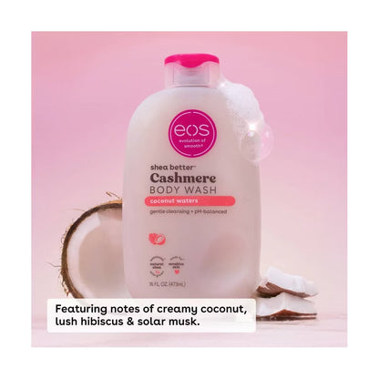 EOS SHEA BETTER COCONUT WATERS BODY WASH - 16oz
