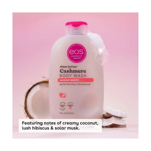 EOS SHEA BETTER COCONUT WATERS BODY WASH - 16oz
