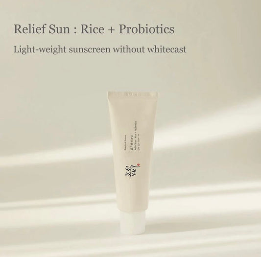 BEAUTY OF JOSEON RELIEF SUN: RICE + PROBIOTICS SPF 50+ PA++++ - 50ml