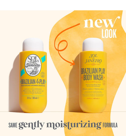SOL DE JANEIRO BRAZILIAN PLAY MOISTURIZING SHOWER CREAM-GEL - 385ml