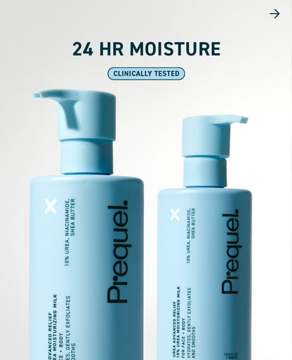 PEEQUEL UREA ADVANCED RELIEF MOISTURIZING MILK - 400ml (pump broken)